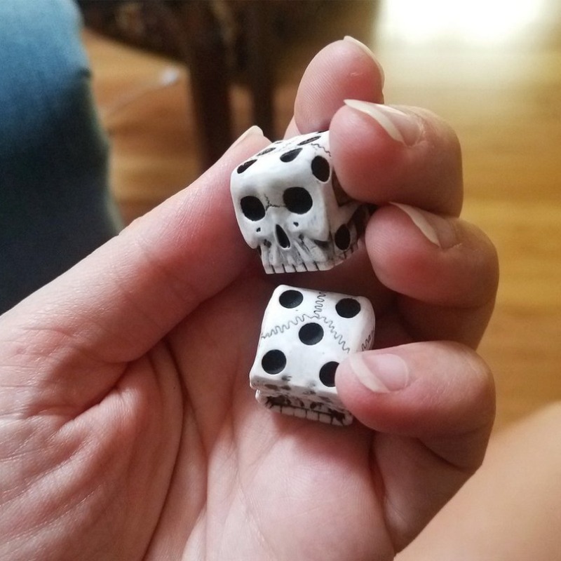 5/10pcs Skeleton Dice Magic Sc - Party Games School review and price