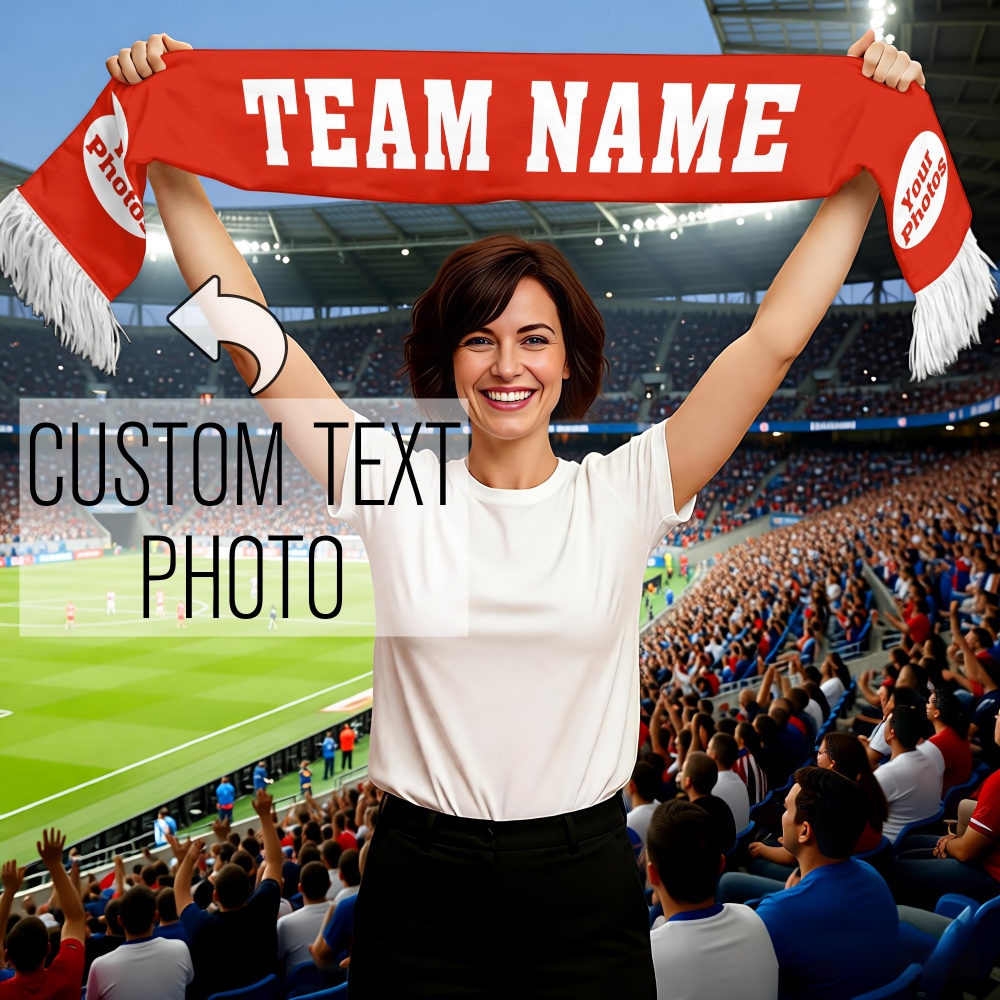 1pc Custom Team Fan Scarf - Pe - Party Games Name review and price