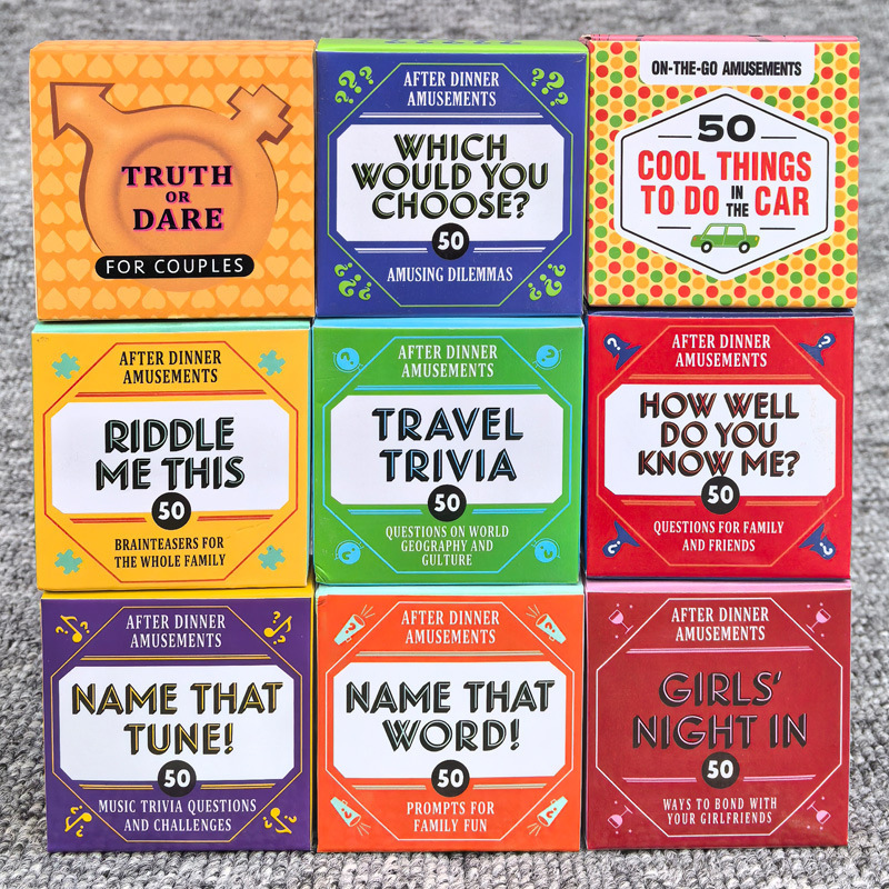 50 Pieces After-Dinner Amuseme - Party Games Cards review and price