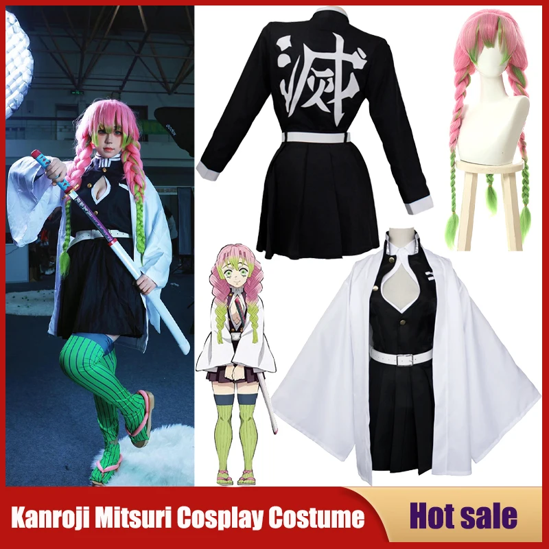 Anime Kanroji Mitsuri Cosplay  - Party Games Kids And Adults review and price
