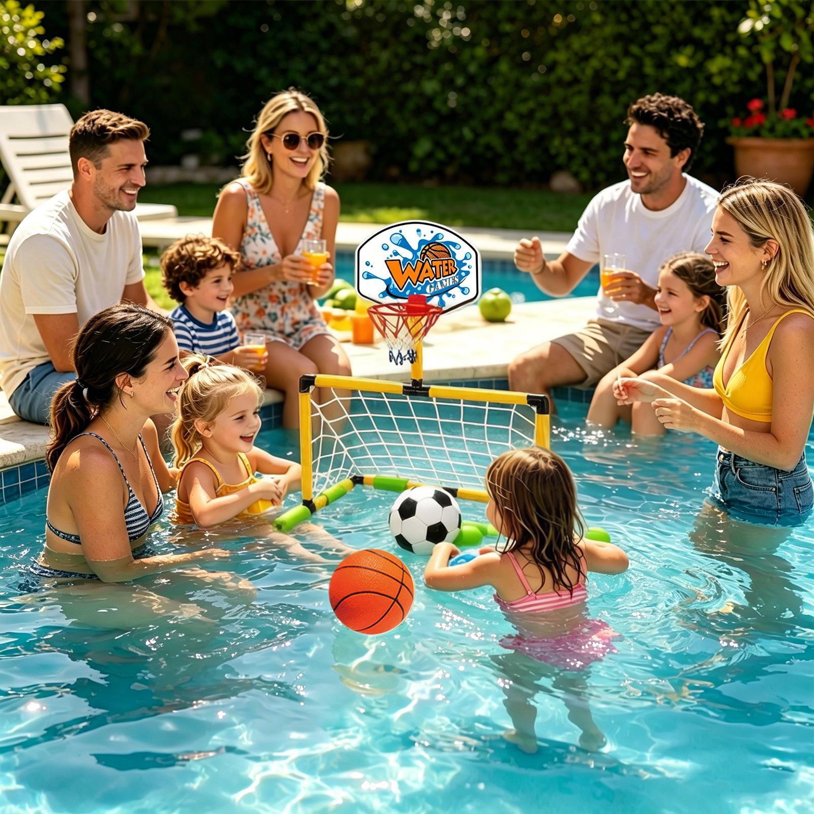 Pool Basketball Hoop 2-in-1 So - Party Games Kids And Adults review and price