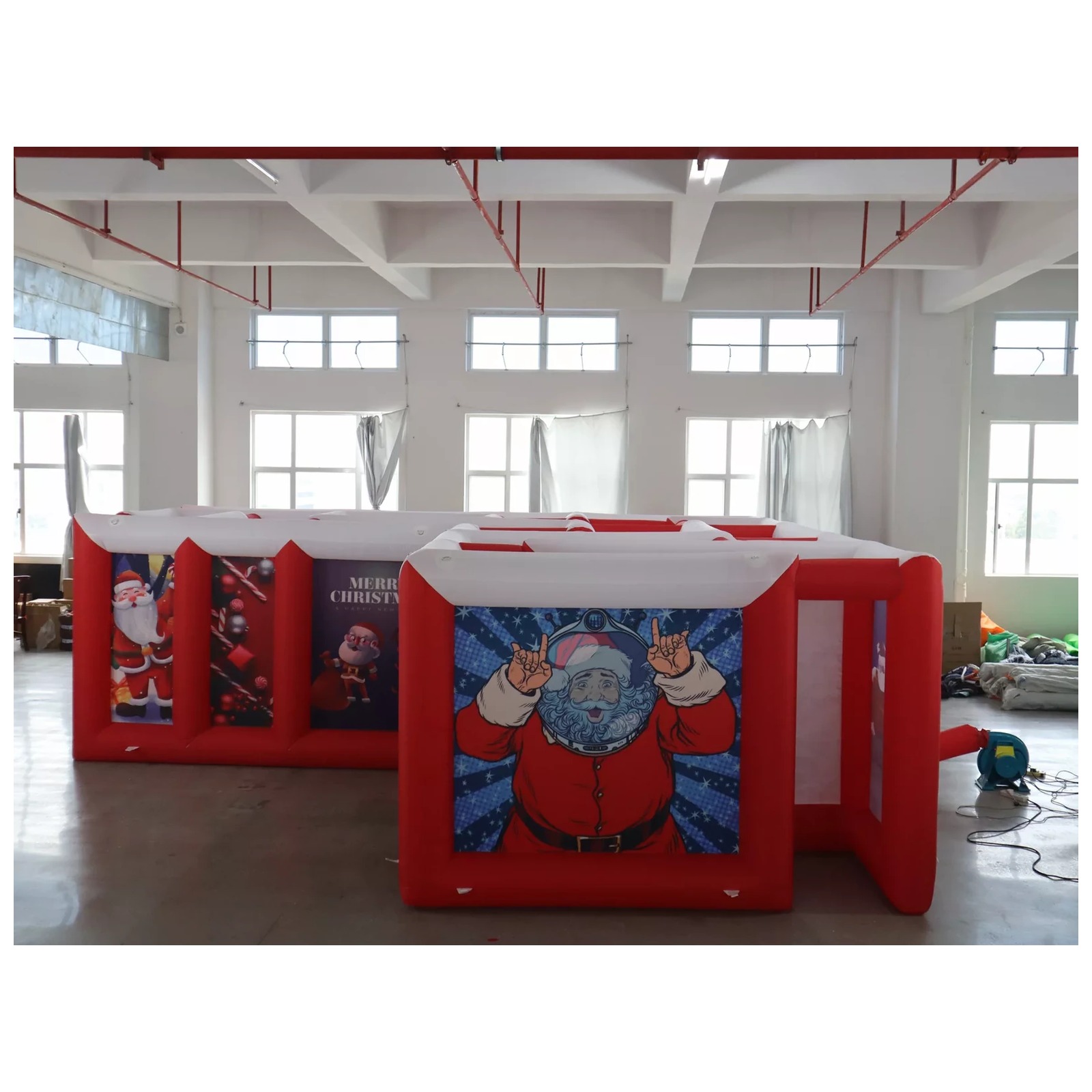 Large Red White Flat Roof Infl - Party Games Kids And Adults review and price
