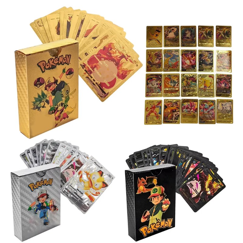 55PCS Pokemon Cards Vmax GX Go - Party Games Cards review and price