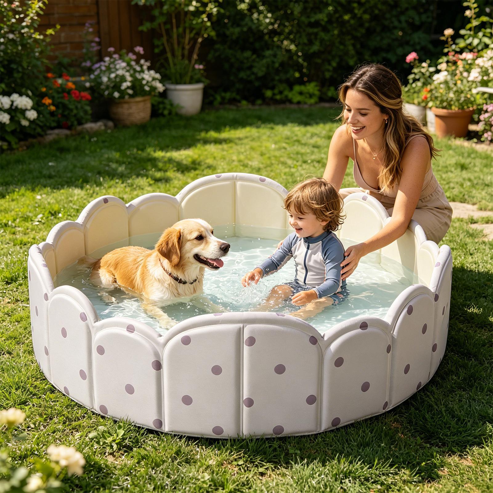 Foldable Pet Pool Non Inflatab - Kubb Game Yard review and price