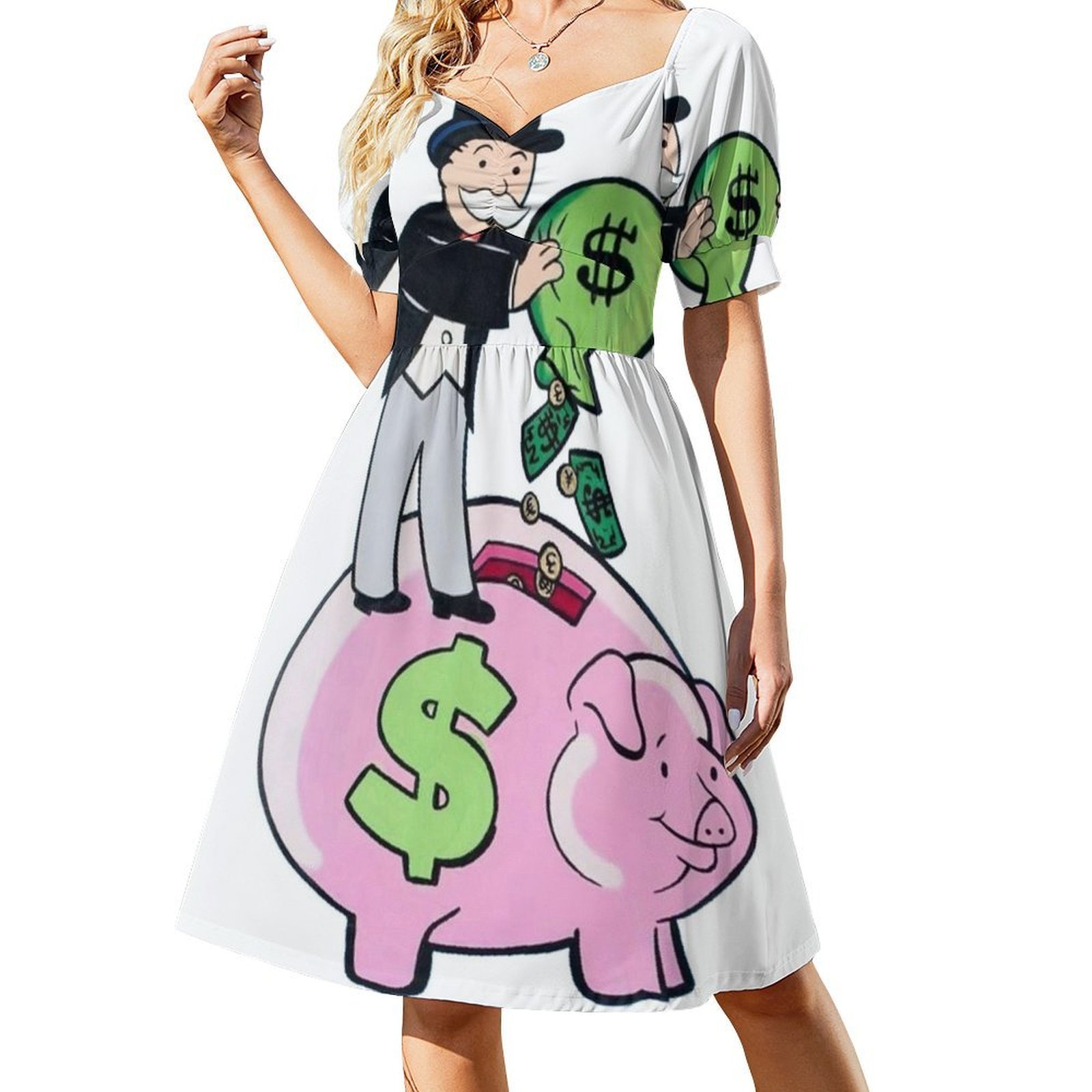 Piggy Bank Sexy Vacation Dress - Party Games Quotes review and price